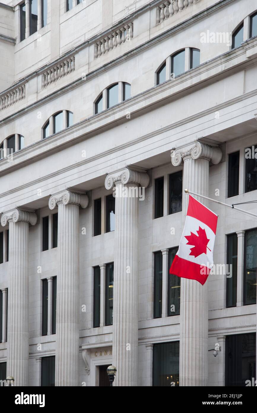 Canada House Canadian Embassy London Stock Photo Alamy