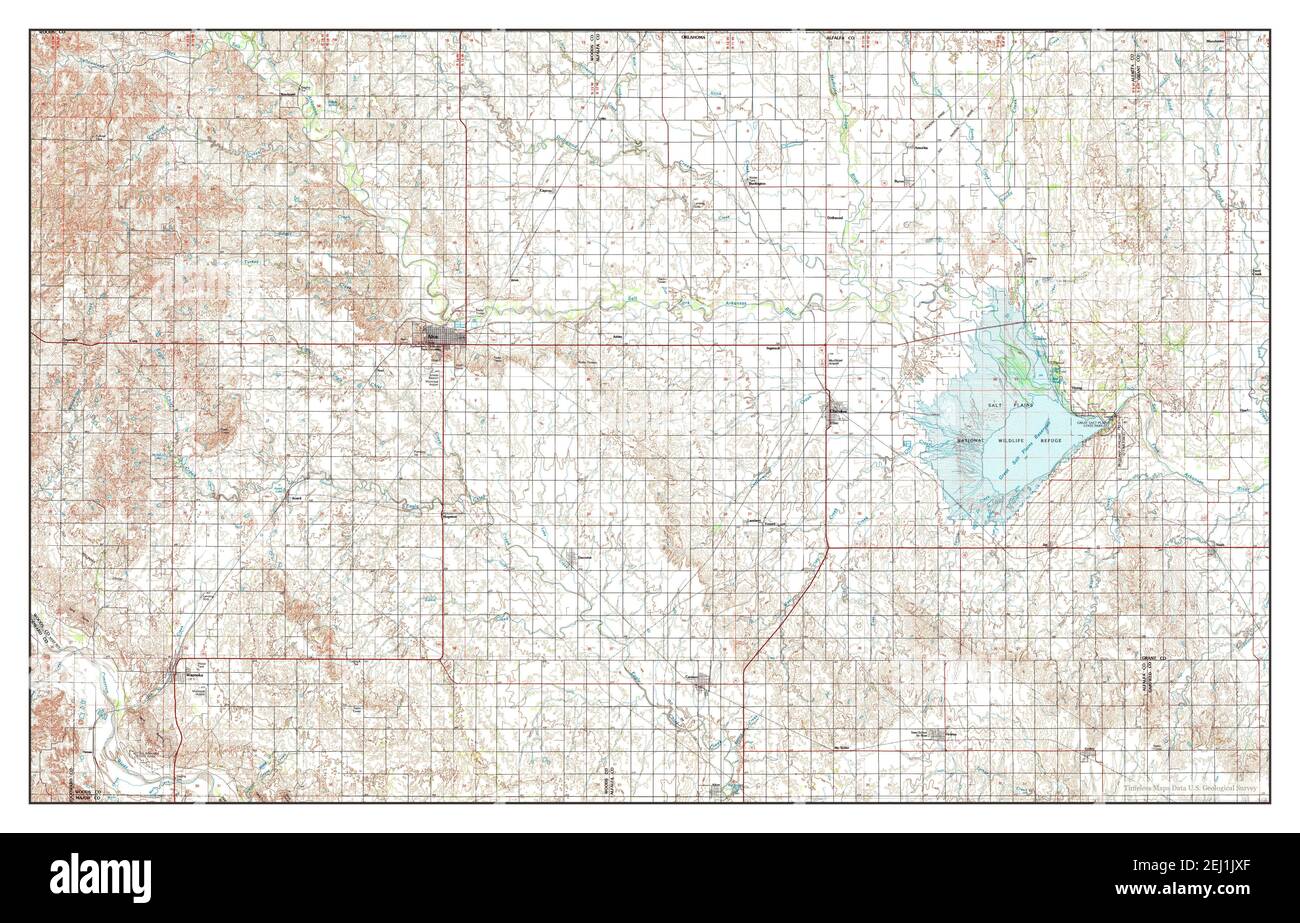 Alva, Oklahoma, map 1990, 1100000, United States of America by Timeless Maps, data U.S