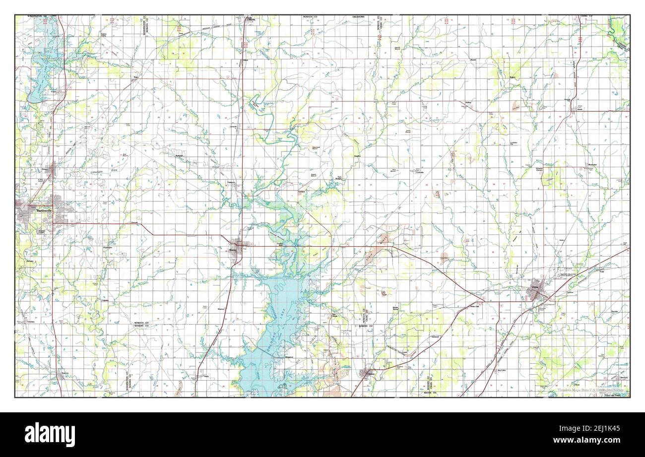 Map of bartlesville oklahoma hi-res stock photography and images - Alamy