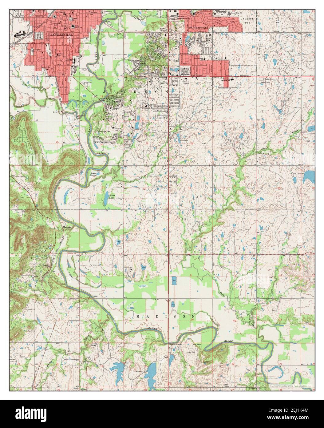 Map of bartlesville oklahoma hi-res stock photography and images - Alamy
