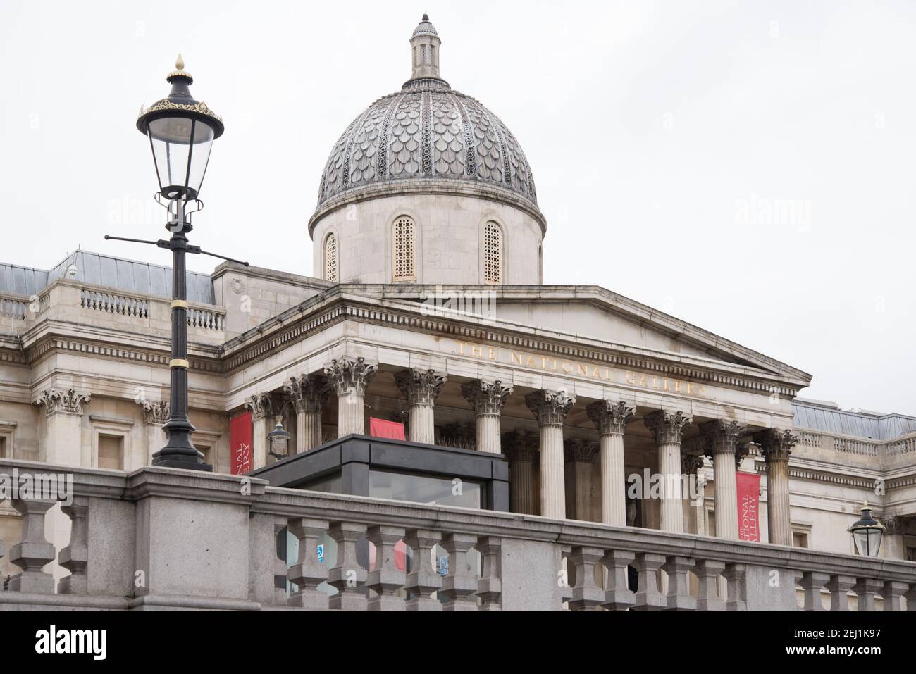 National Gallery Trafalgar Square Stock Photo