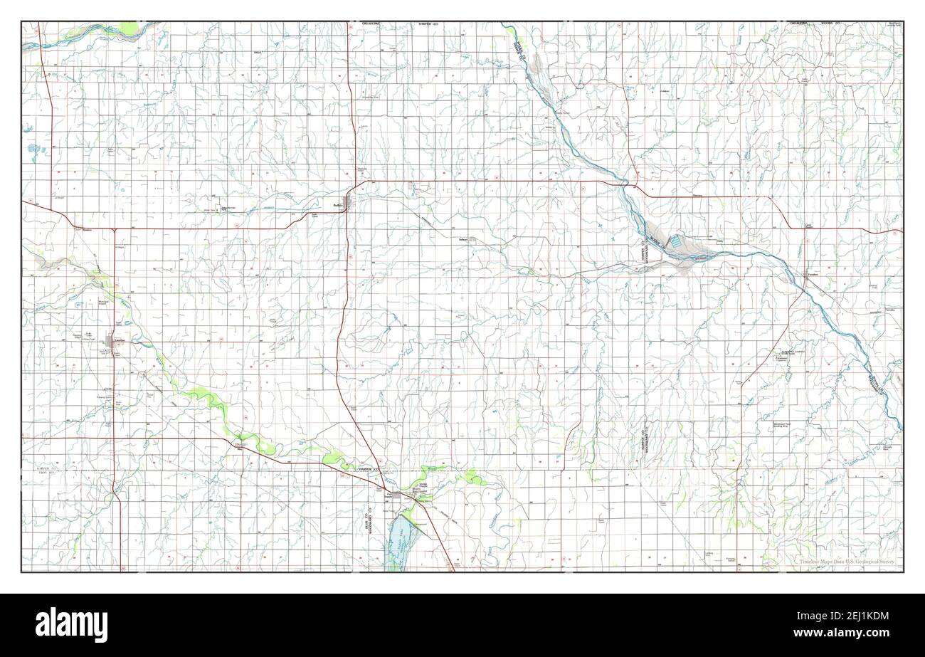 Buffalo, Oklahoma, map 1985, 1100000, United States of America by