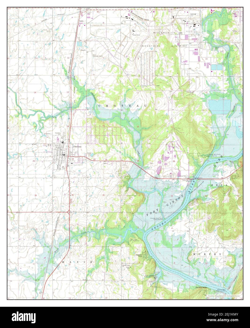 Map of chouteau hires stock photography and images Alamy