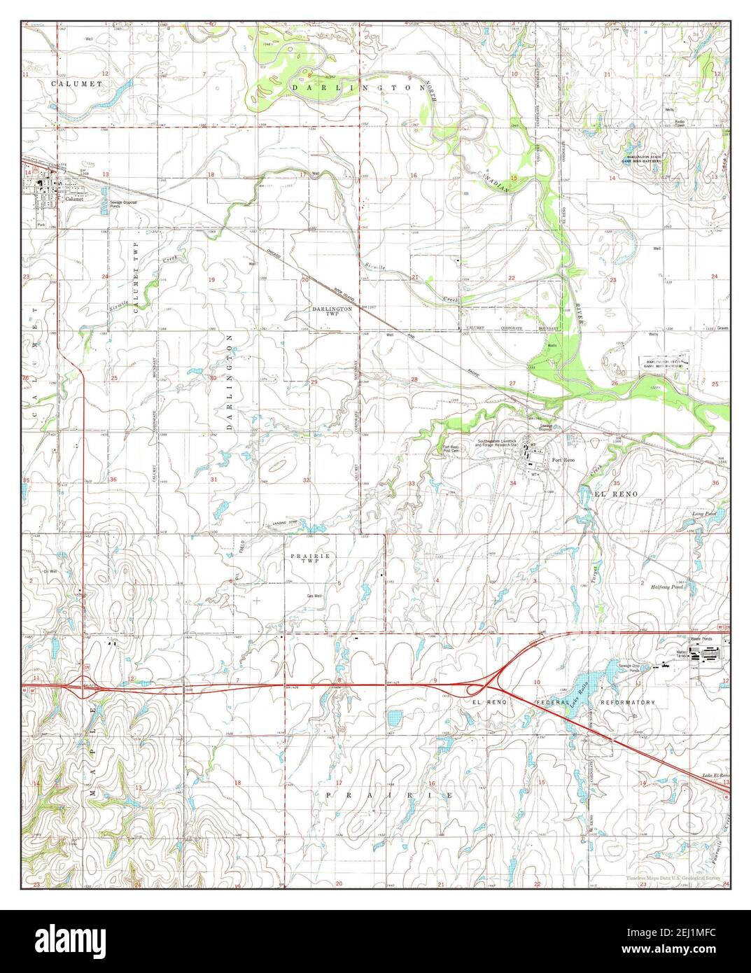 Reno oklahoma map Cut Out Stock Images & Pictures - Alamy