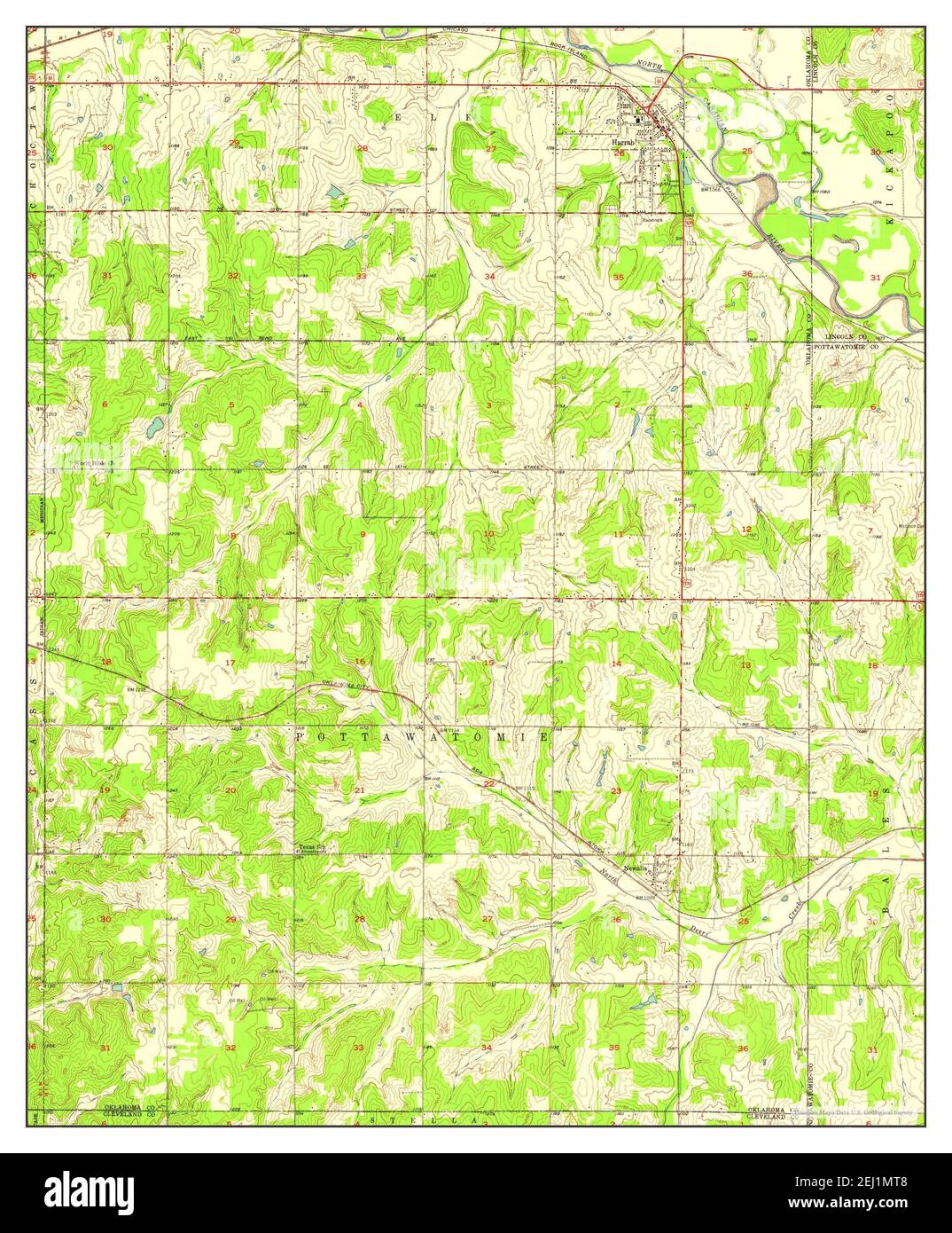Old map of oklahoma Cut Out Stock Images & Pictures Alamy