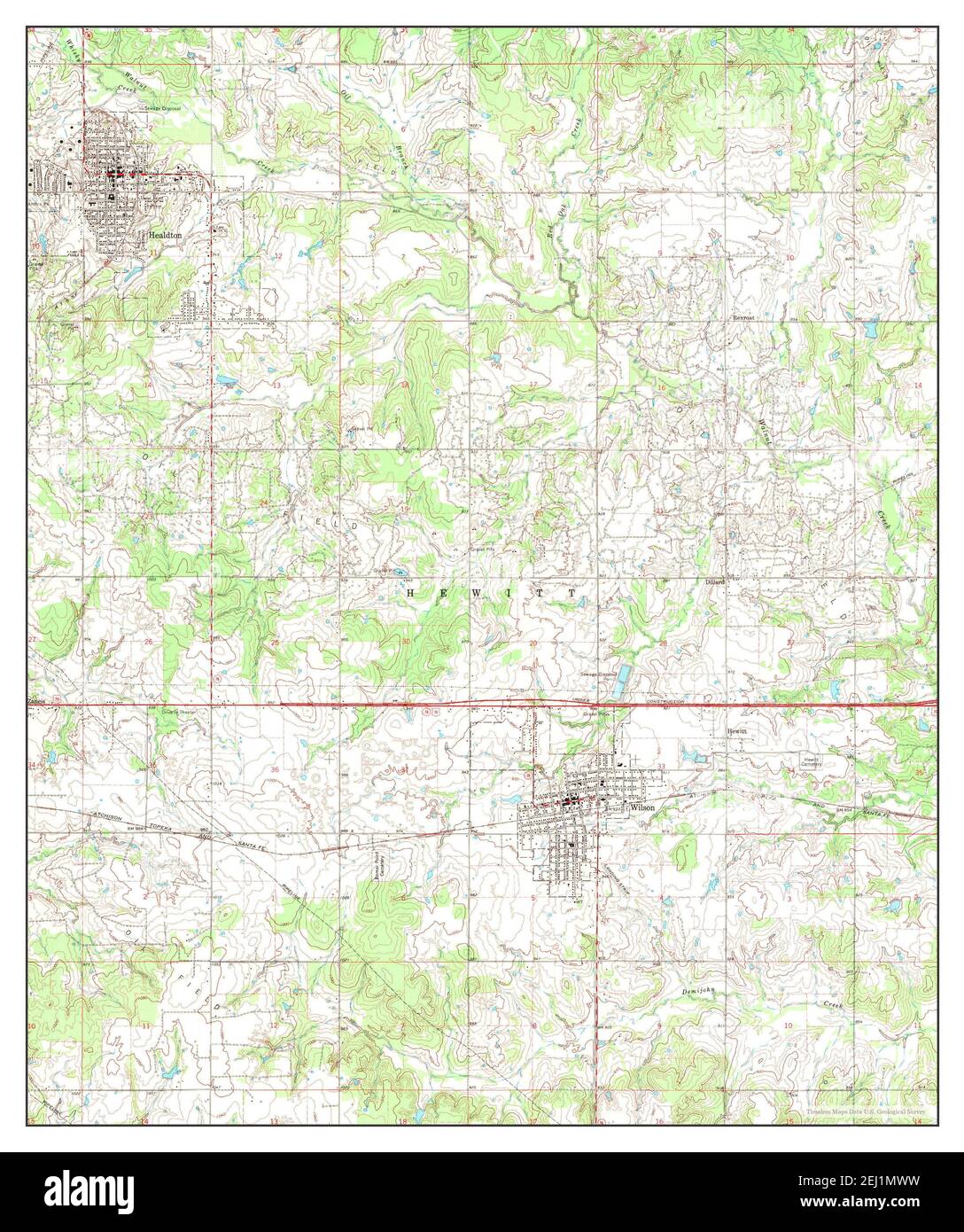 Map of healdton oklahoma Cut Out Stock Images & Pictures Alamy