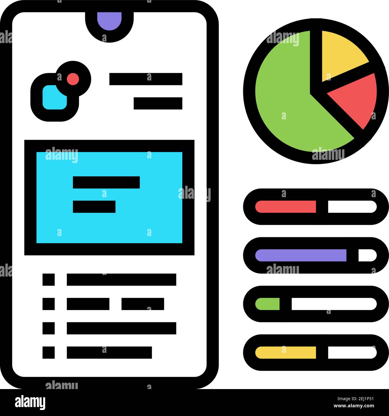 smartphone optimize color icon vector illustration Stock Vector Image ...