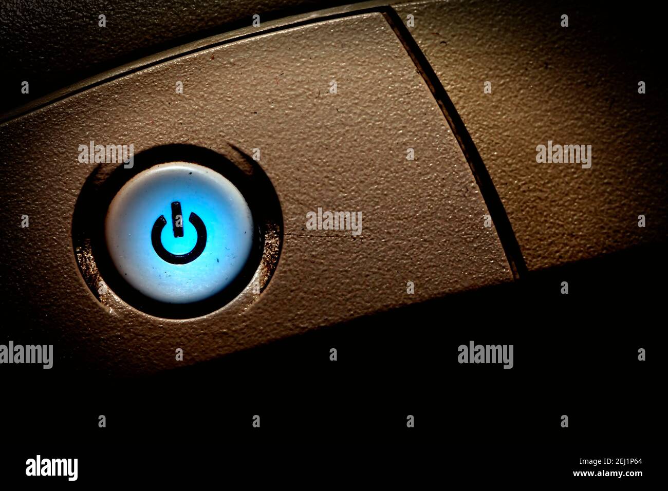 Technology Concept Computer Power On Off Button Stock Photo - Alamy