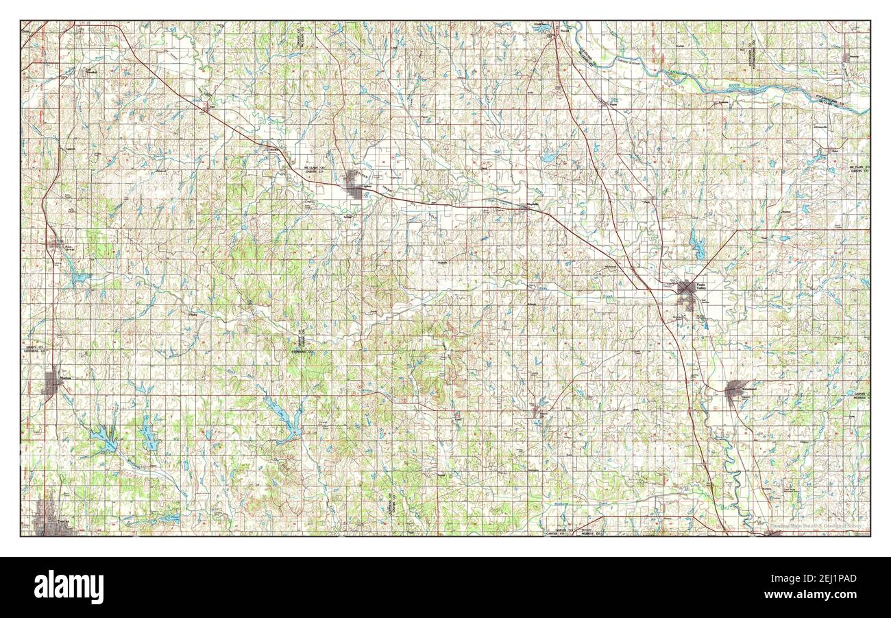 Map of pauls valley oklahoma hires stock photography and images Alamy