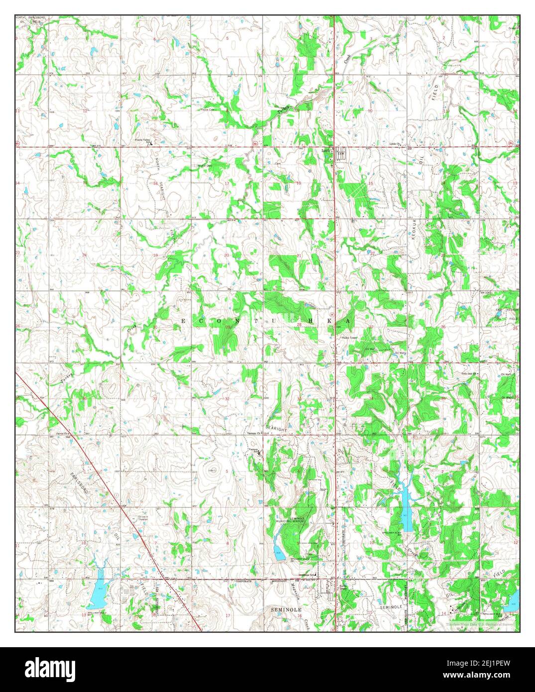 Prague oklahoma map Cut Out Stock Images & Pictures Alamy