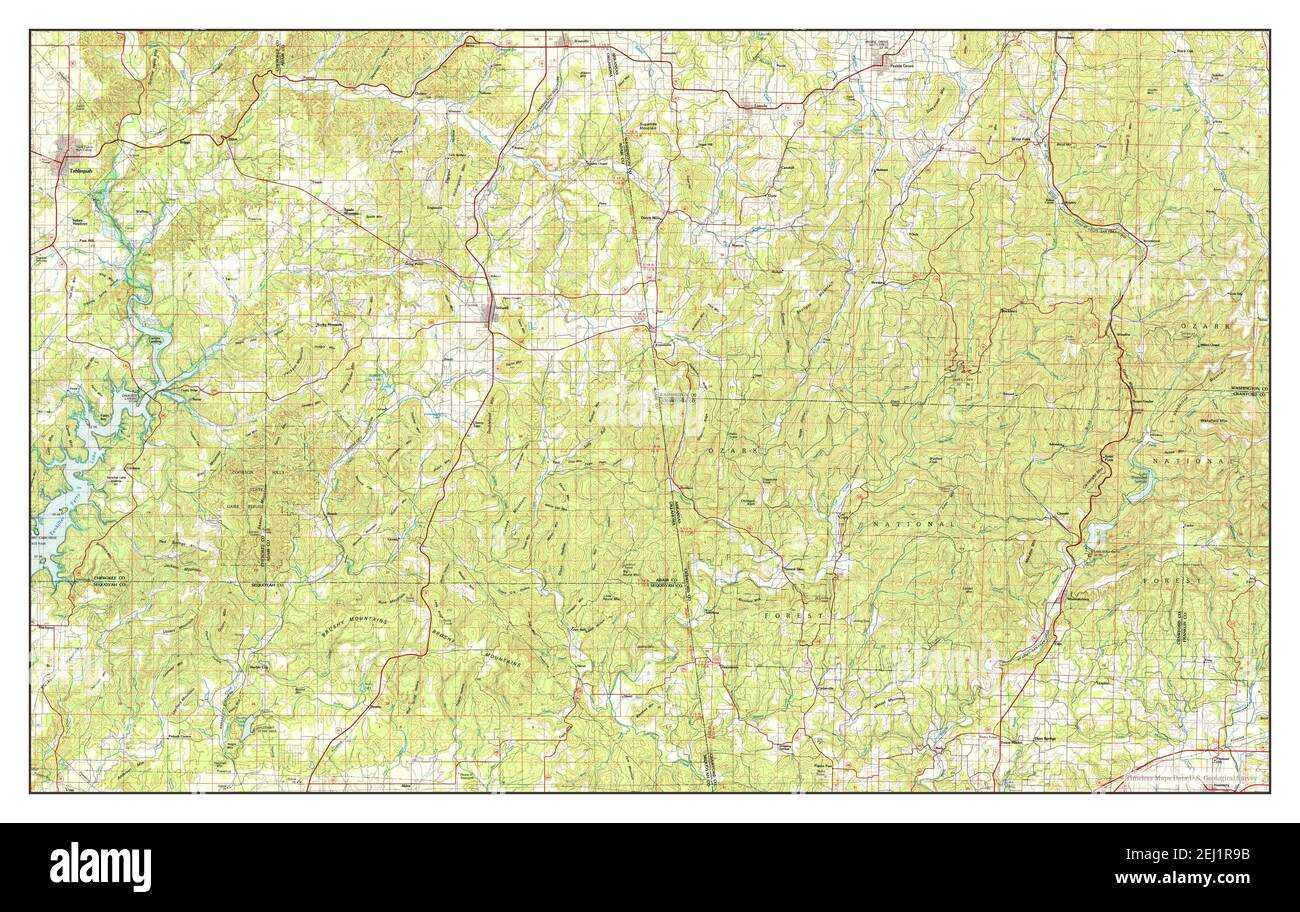 Stilwell, Oklahoma, map 1978, 1100000, United States of America by