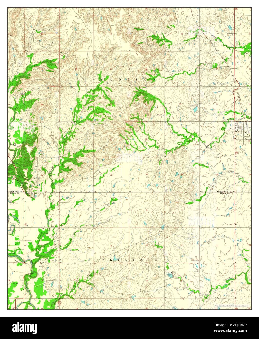 Vera, Oklahoma, map 1959, 1:24000, United States of America by Timeless Maps, data U.S. Geological Survey Stock Photo