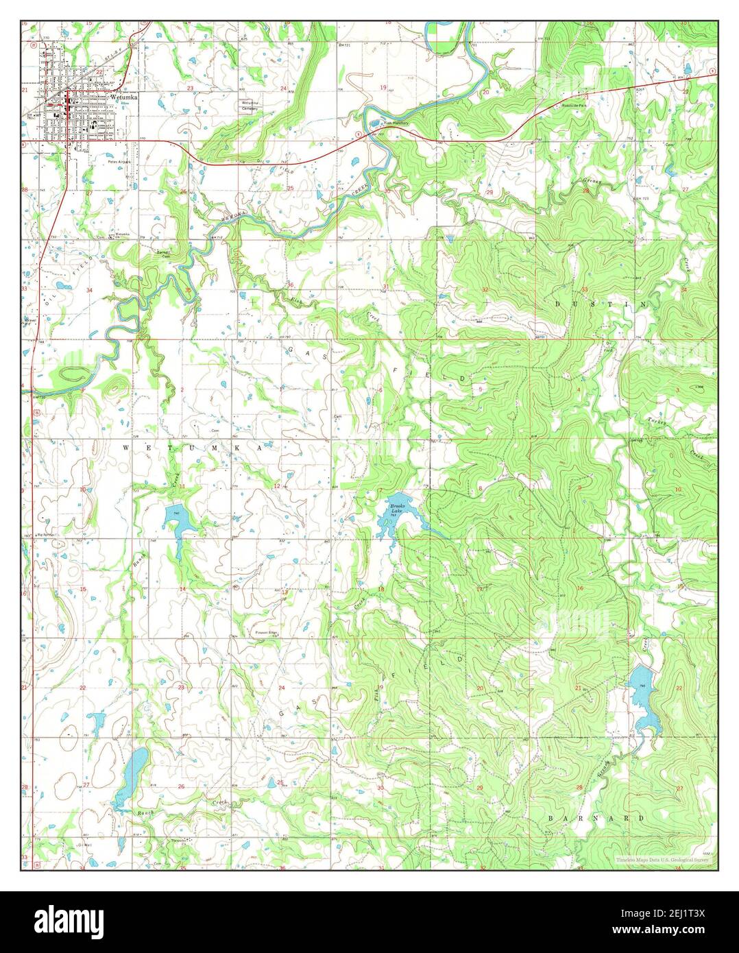 Map of wetumka hires stock photography and images Alamy