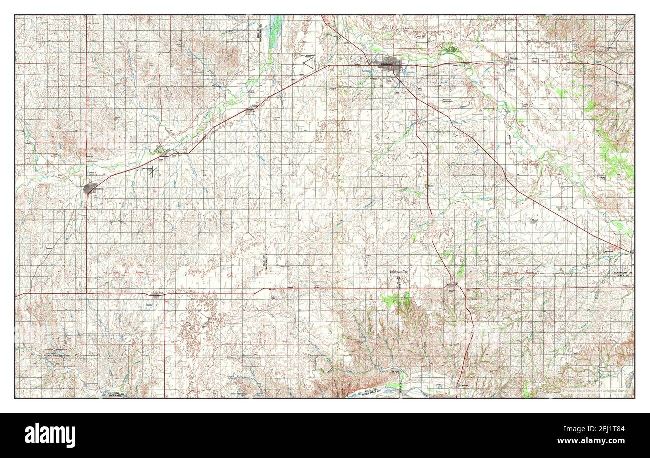 Woodward, Oklahoma, map 1985, 1100000, United States of America by Timeless Maps, data U.S