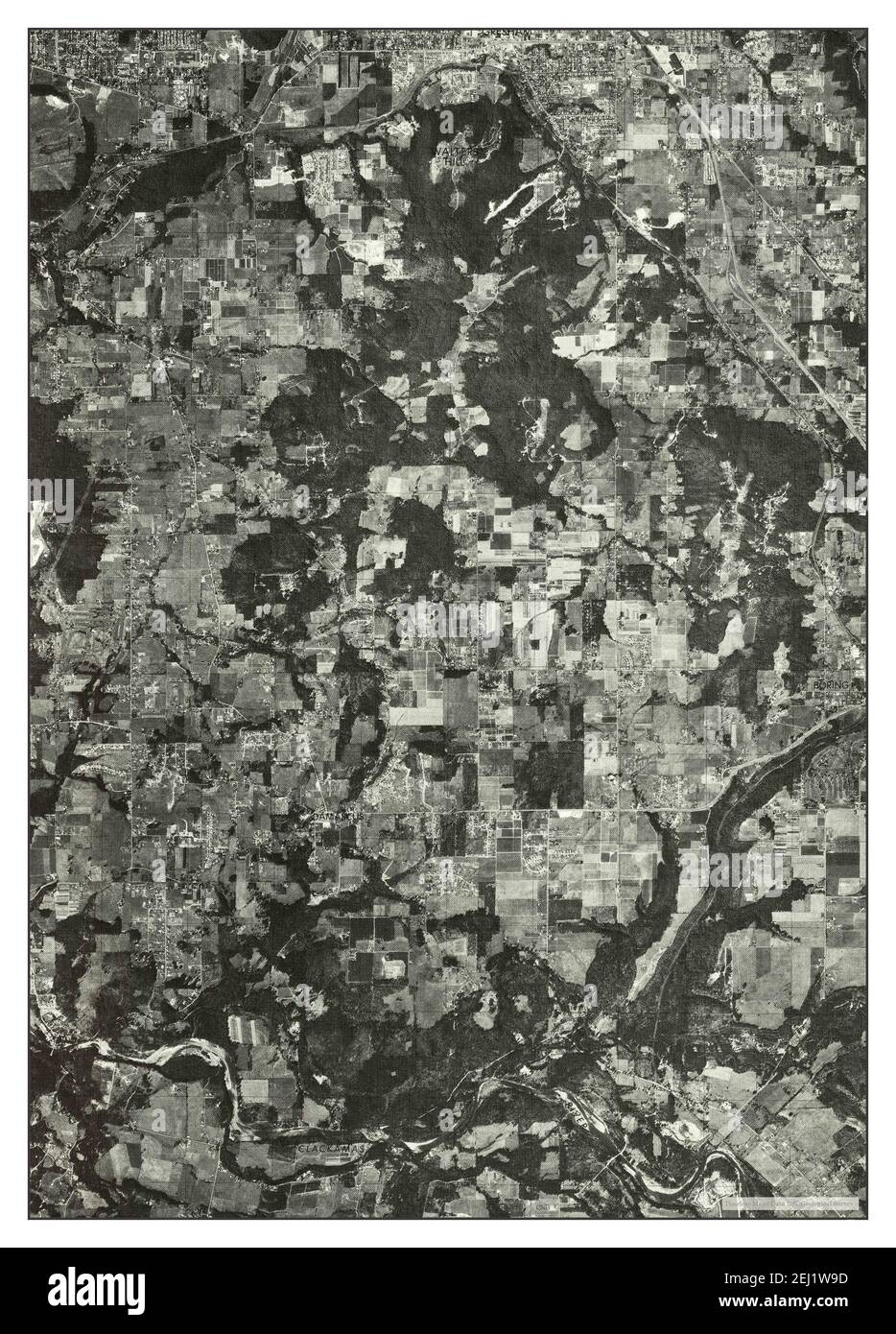 Damascus, Oregon, map 1975, 124000, United States of America by Timeless Maps, data U.S