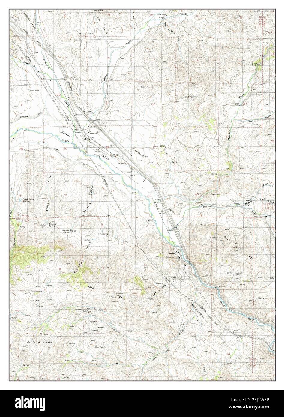 Map of durkee oregon hires stock photography and images Alamy
