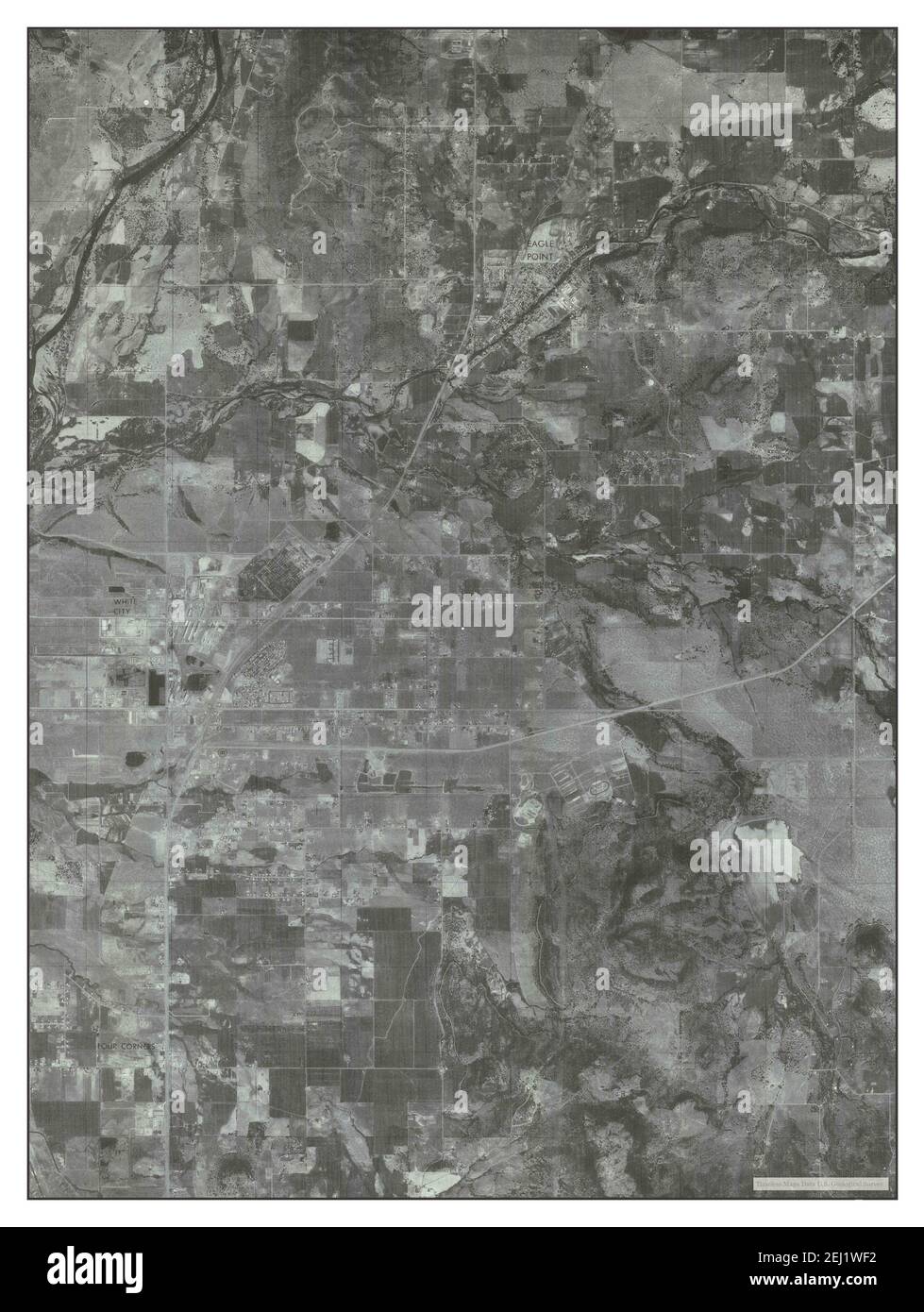 Eagle Point Oregon Map Eagle Point, Oregon, Map 1974, 1:24000, United States Of America By  Timeless Maps, Data U.s. Geological Survey Stock Photo - Alamy