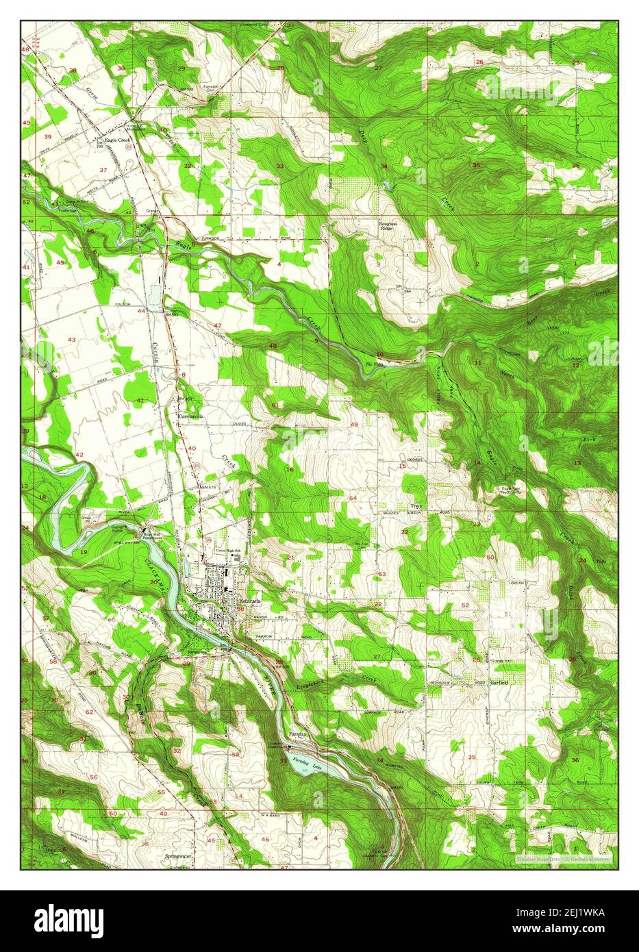 Estacada map hires stock photography and images Alamy