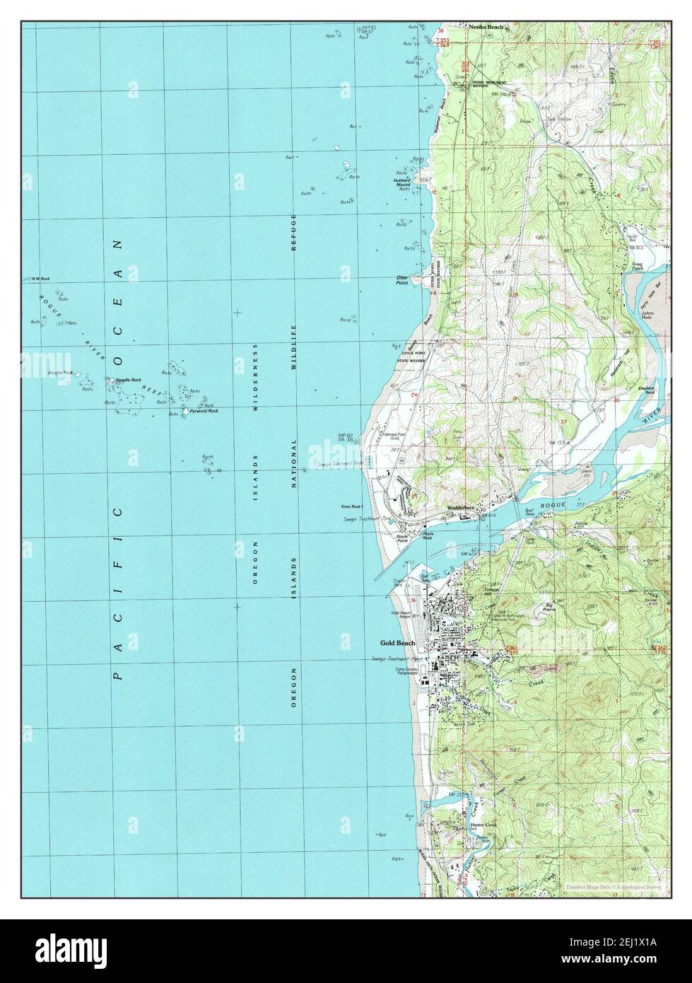 Tsunami map gold beach oregon