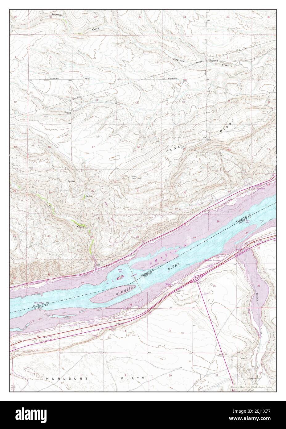 Heppner map hires stock photography and images Alamy