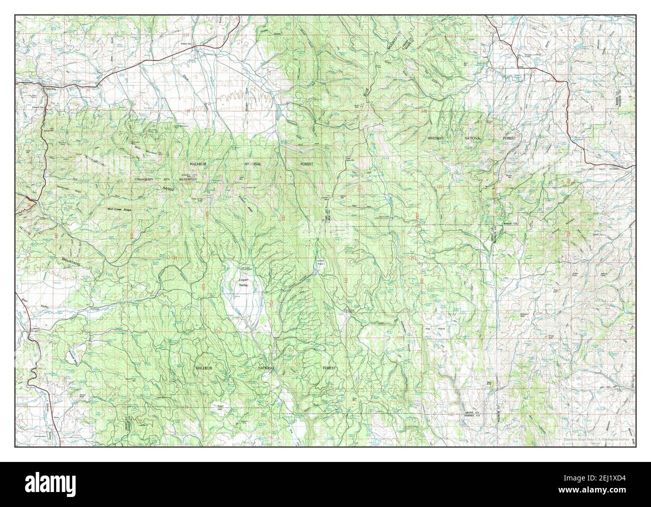 John Day, Oregon, map 1978, 1100000, United States of America by