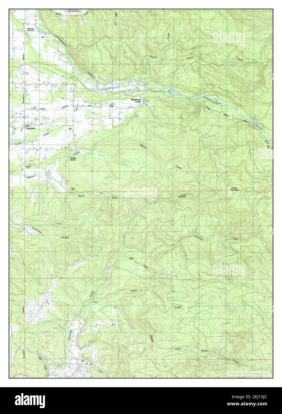 Lacomb Oregon map 1984 1 24000 - Lacomb Oregon Map 1984 124000 United States Of America By Timeless Maps Data Us Geological Survey 2EJ1XJC 