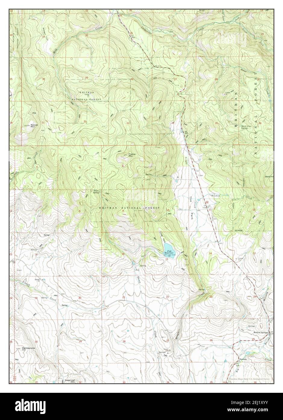 Medical Springs, Oregon, map 1993, 1:24000, United States of America by ...