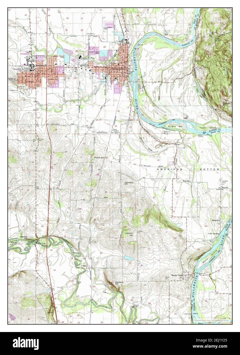 Monmouth county map hires stock photography and images Alamy
