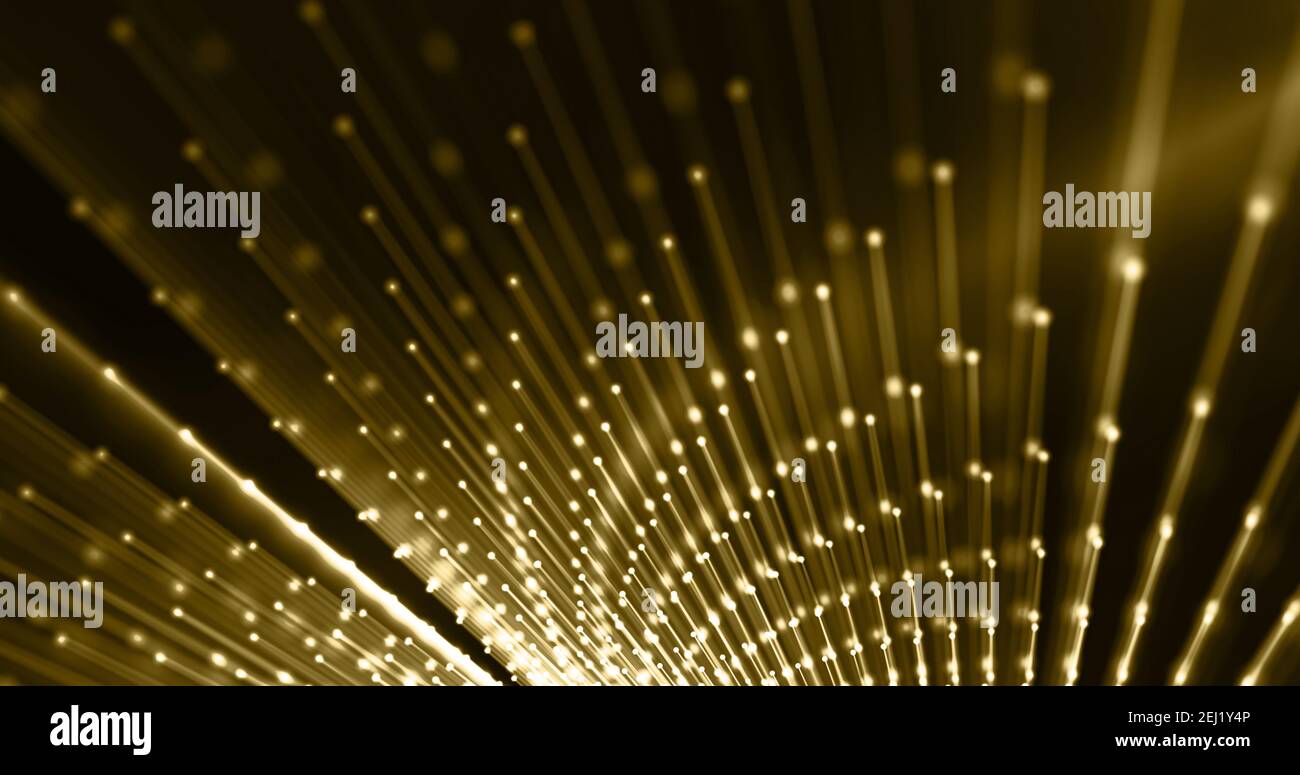 Connection dots and threads background. Luxury business concept. 3d rendering. Stock Photo