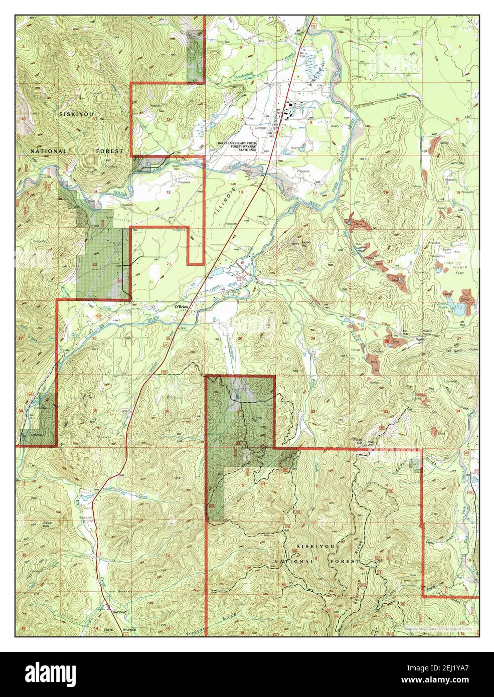 Map of obrien hires stock photography and images Alamy