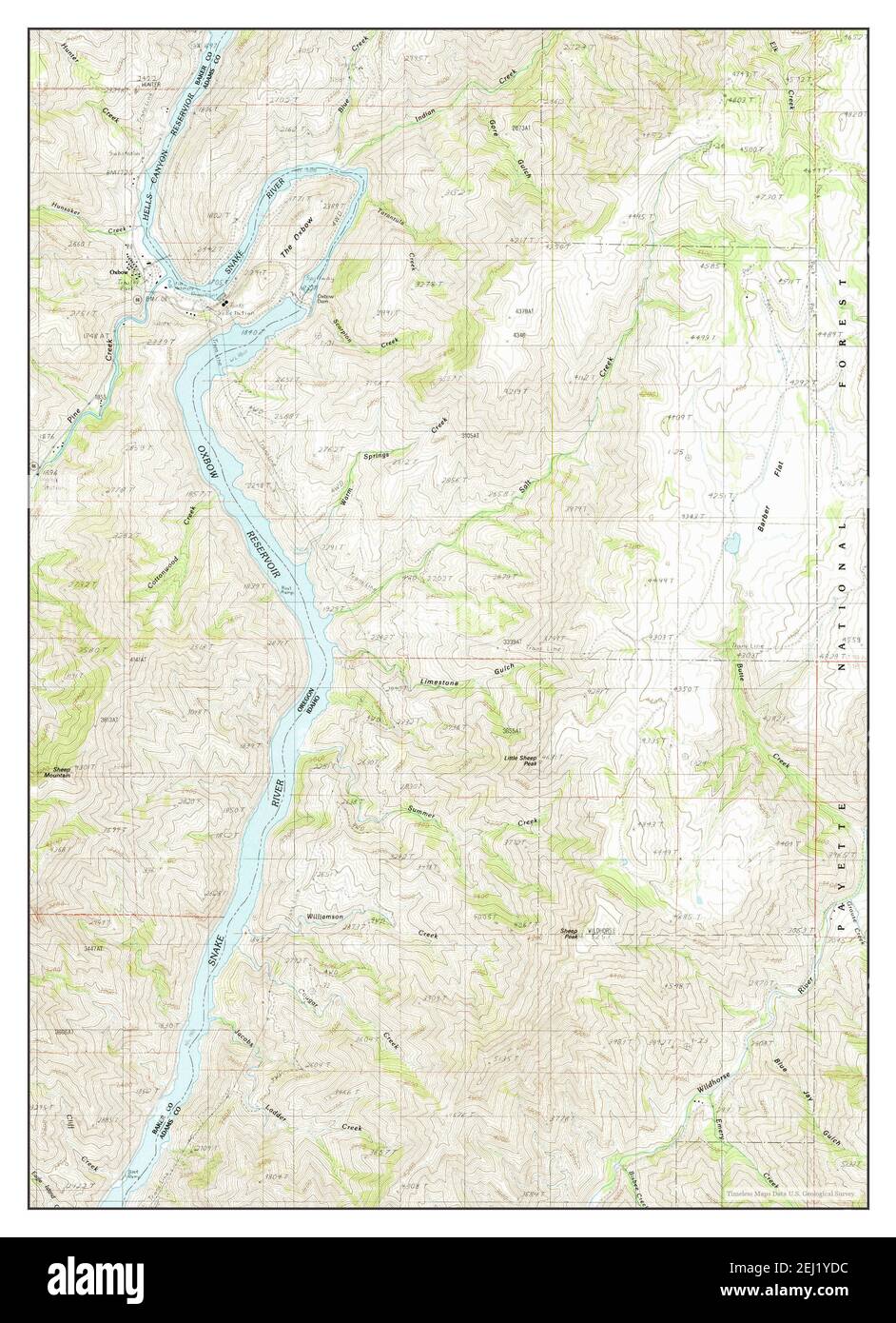 Oxbow map Cut Out Stock Images & Pictures Alamy