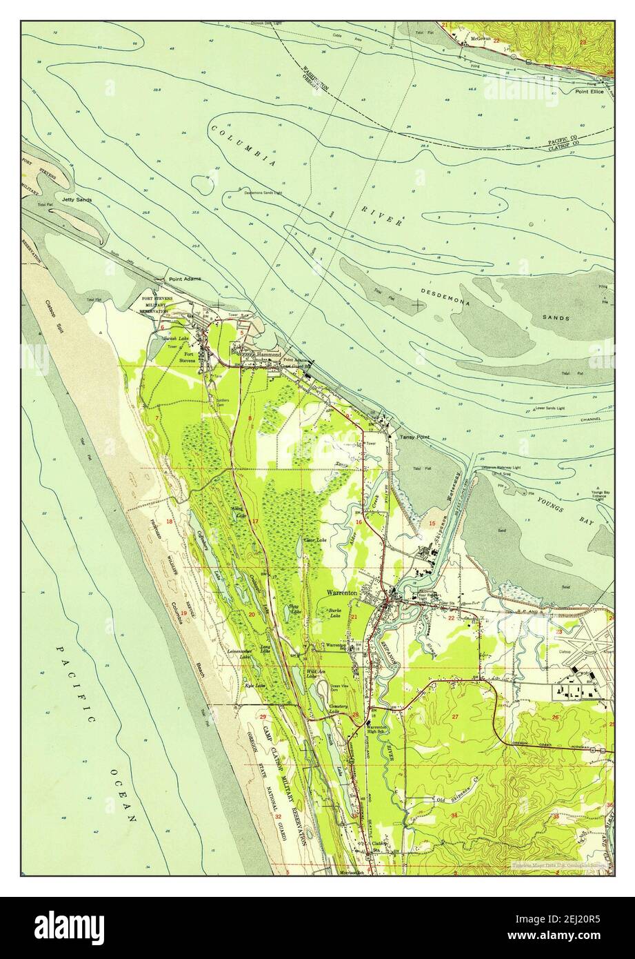 Warrenton map hires stock photography and images Alamy