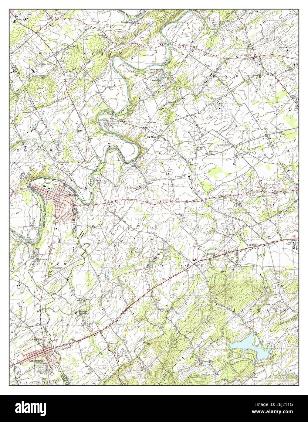Map of abbottstown hires stock photography and images Alamy