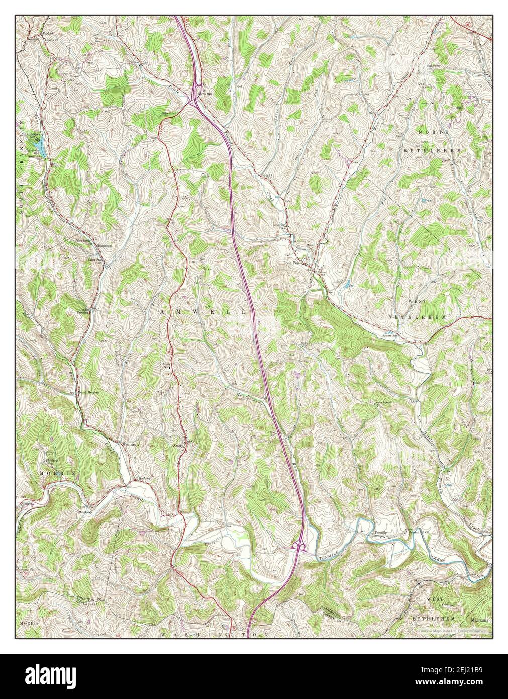 Amity pennsylvania map hires stock photography and images Alamy