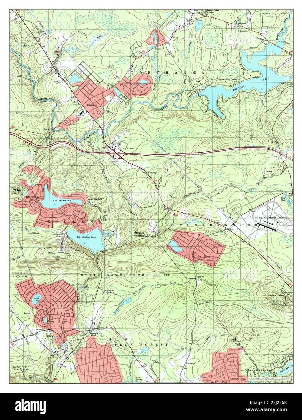 Blakeslee map Cut Out Stock Images & Pictures Alamy