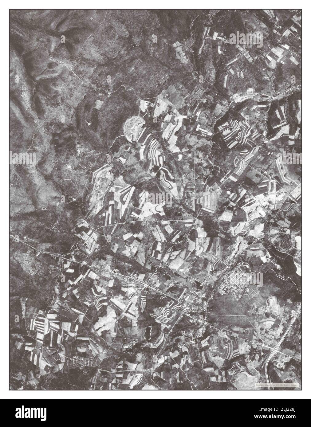 Boswell, Pennsylvania, map 1977, 124000, United States of America by