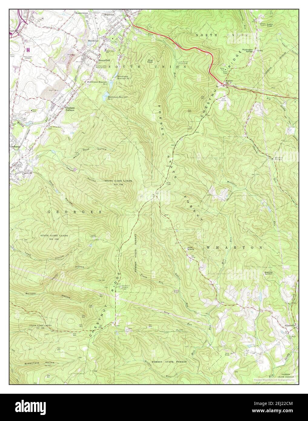 Map of brownfield hires stock photography and images Alamy