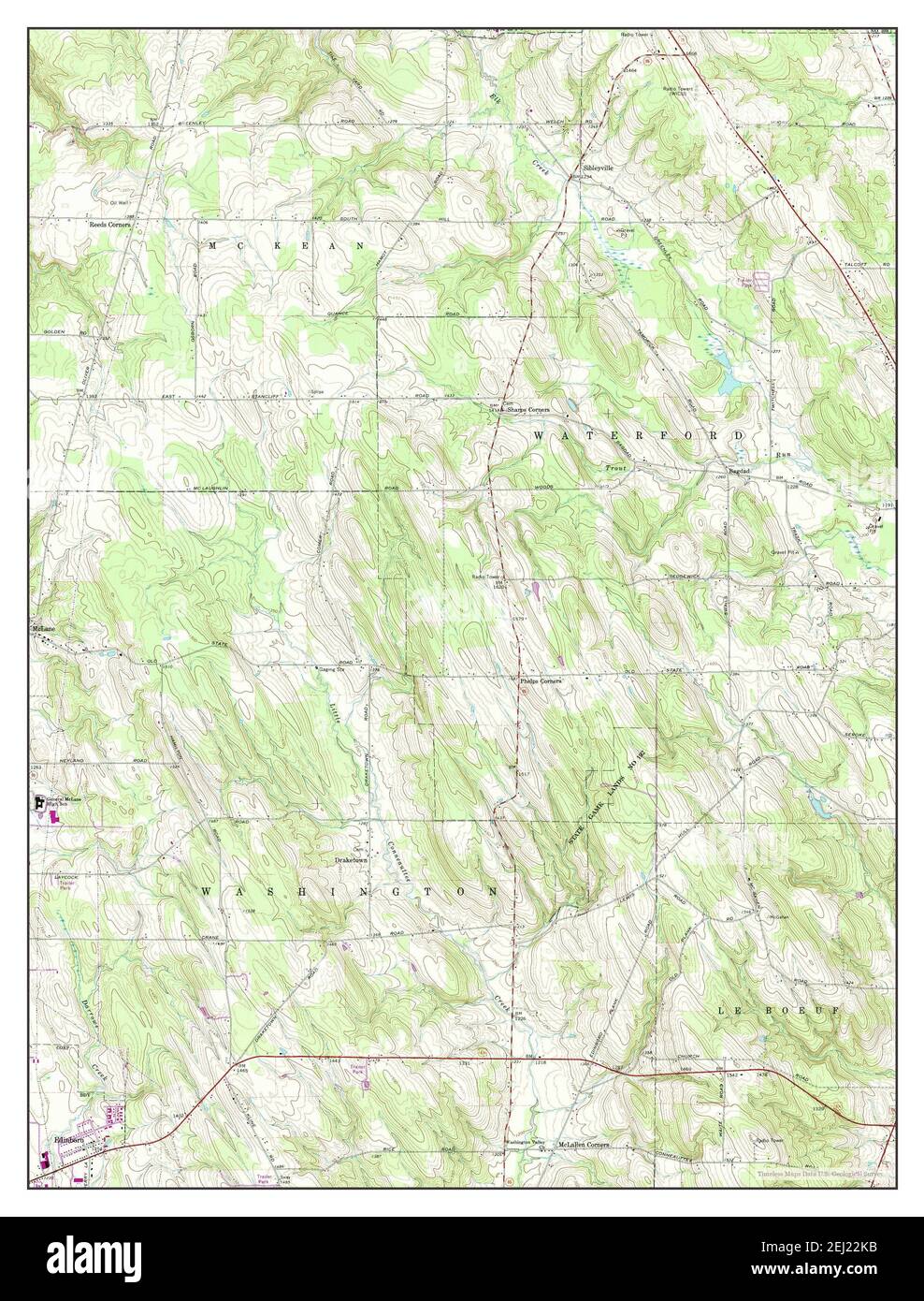 Map of cambridge springs hires stock photography and images Alamy