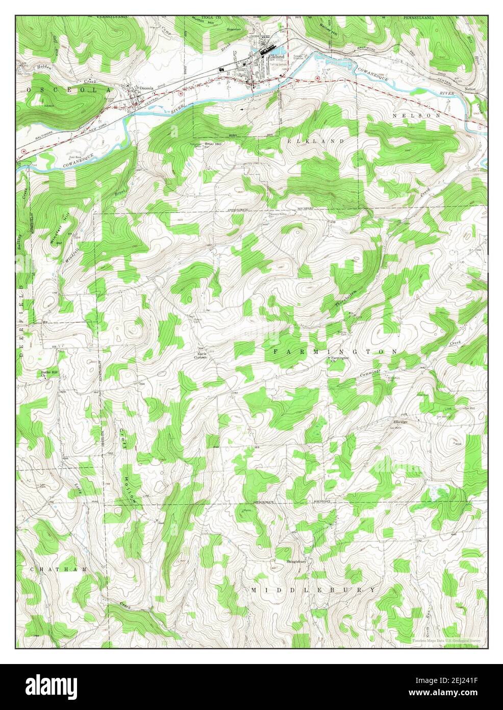Map of elkland hires stock photography and images Alamy