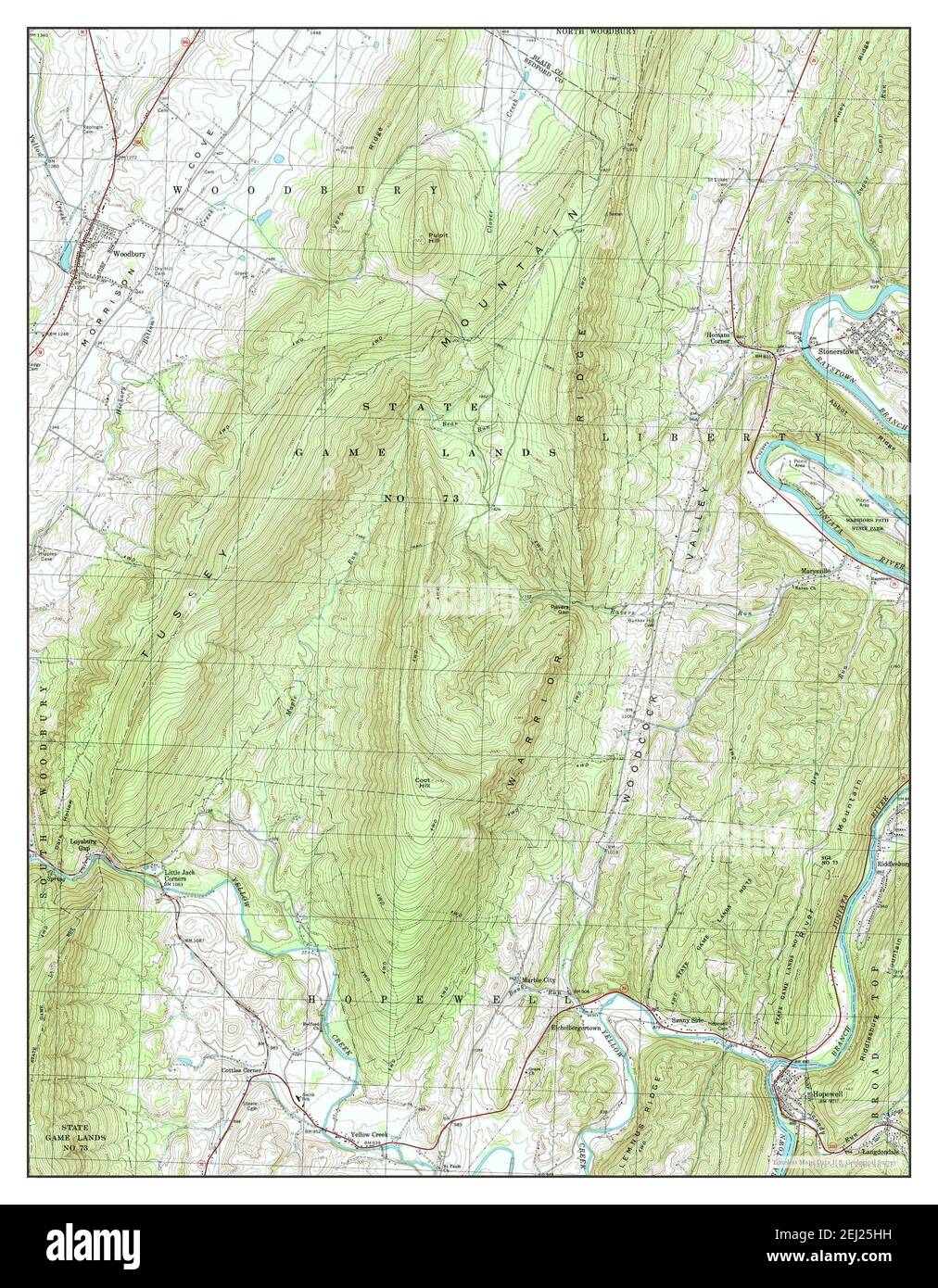 Hopewell, Pennsylvania, map 1994, 124000, United States of America by