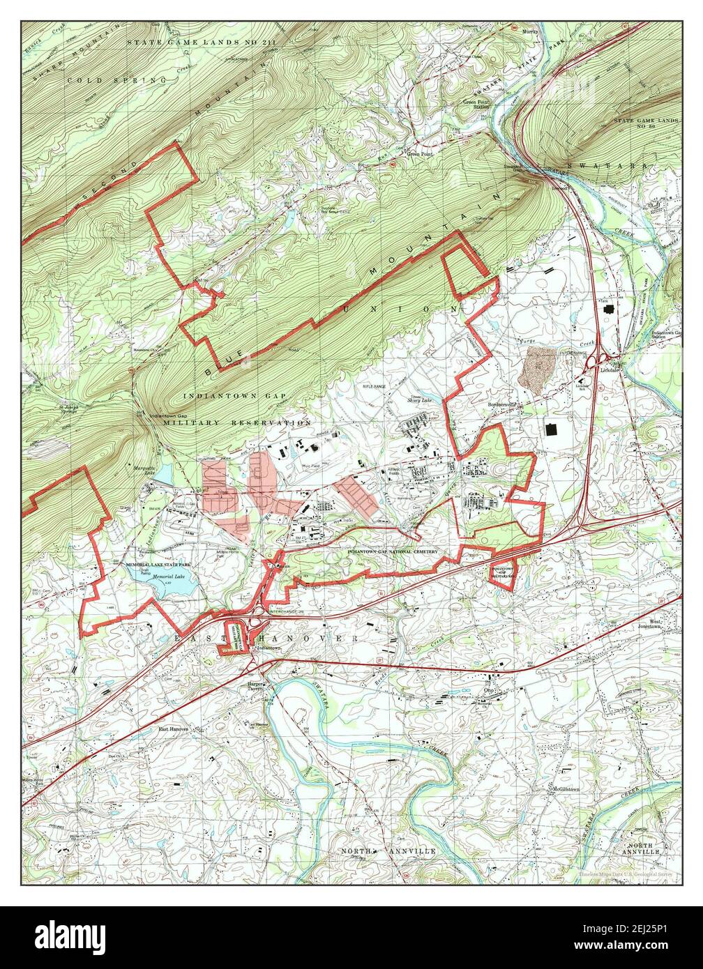 Fort Indiantown Gap Base Map artscalawag