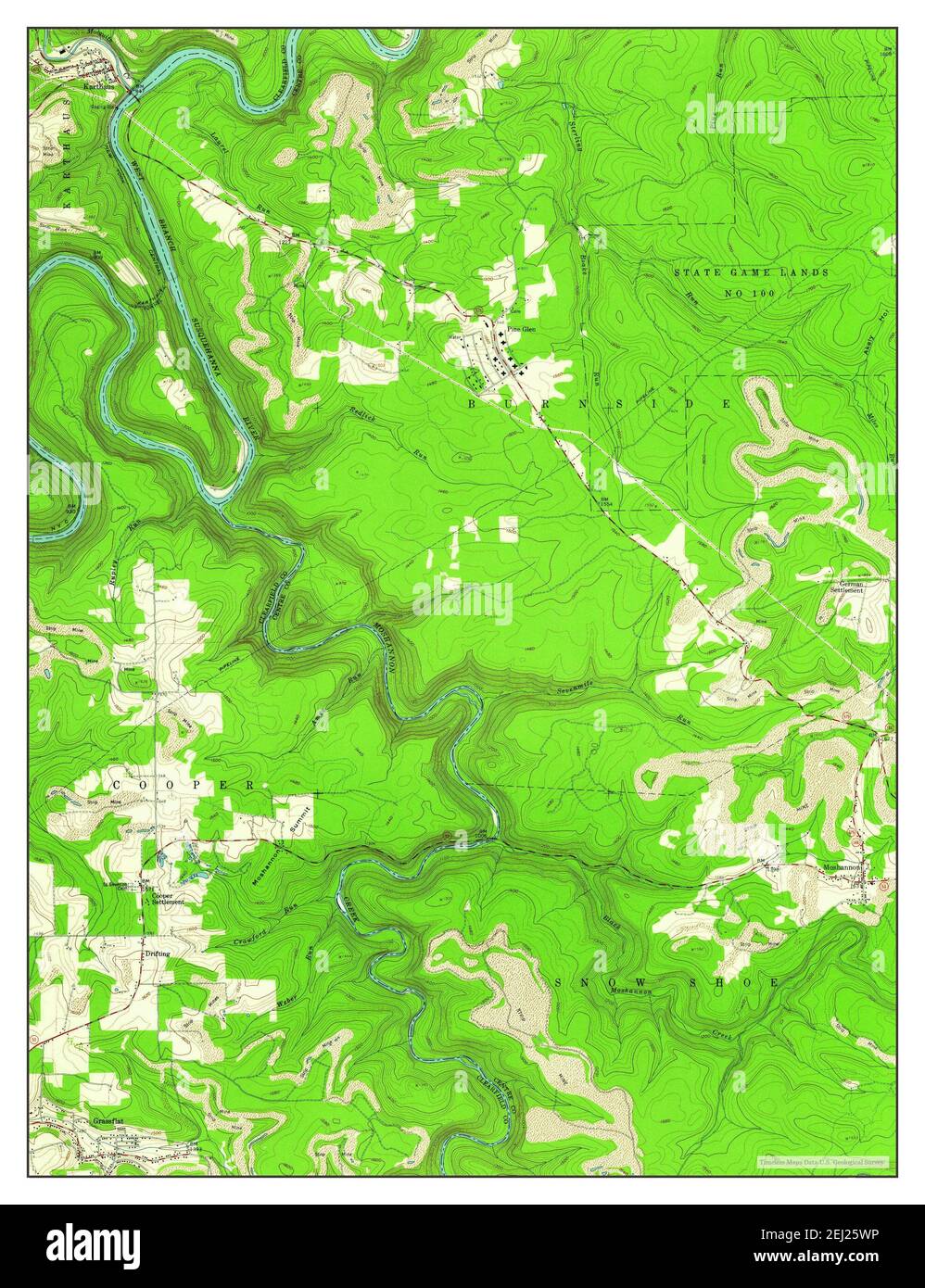 Karthaus pennsylvania map hires stock photography and images Alamy