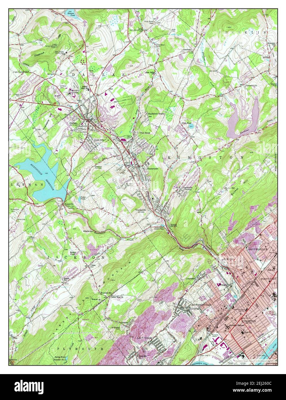 Kingston pennsylvania map Cut Out Stock Images & Pictures Alamy
