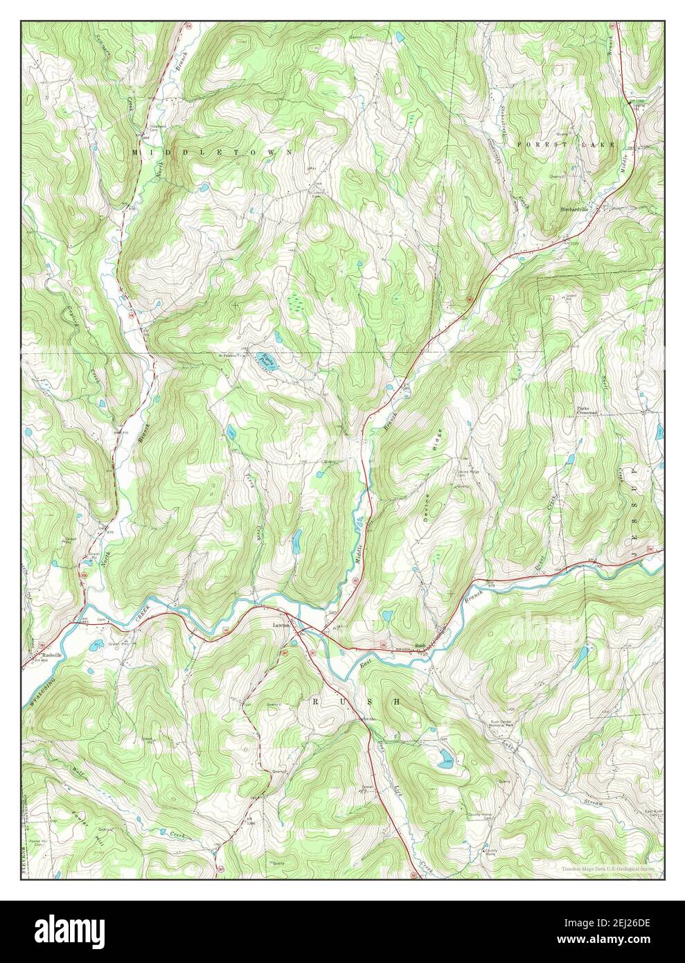 Lawton, Pennsylvania, map 1967, 124000, United States of America by Timeless Maps, data U.S