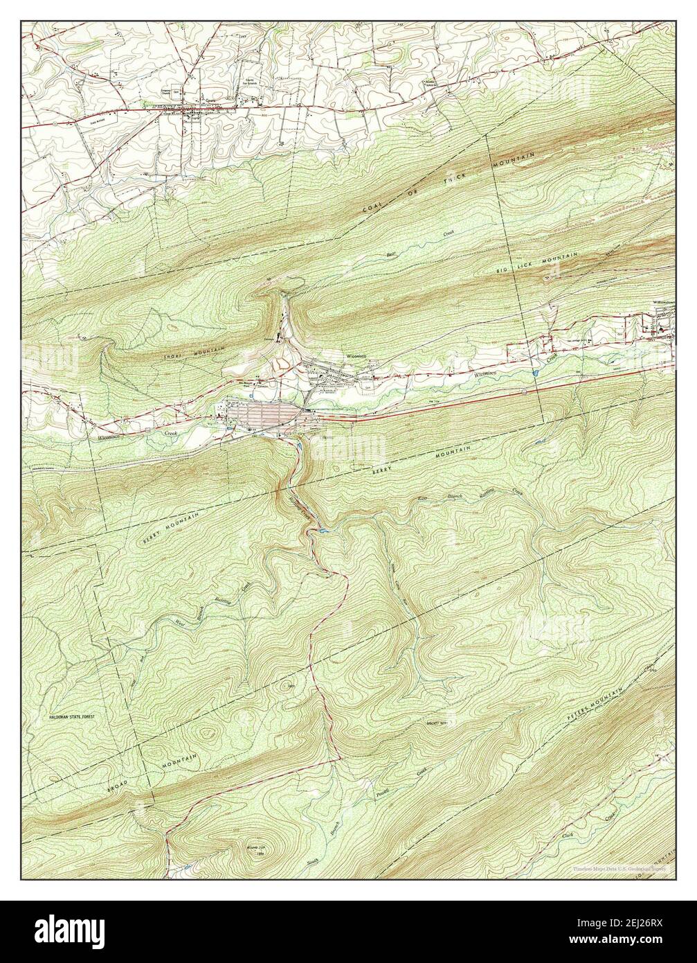 Map of lykens hires stock photography and images Alamy