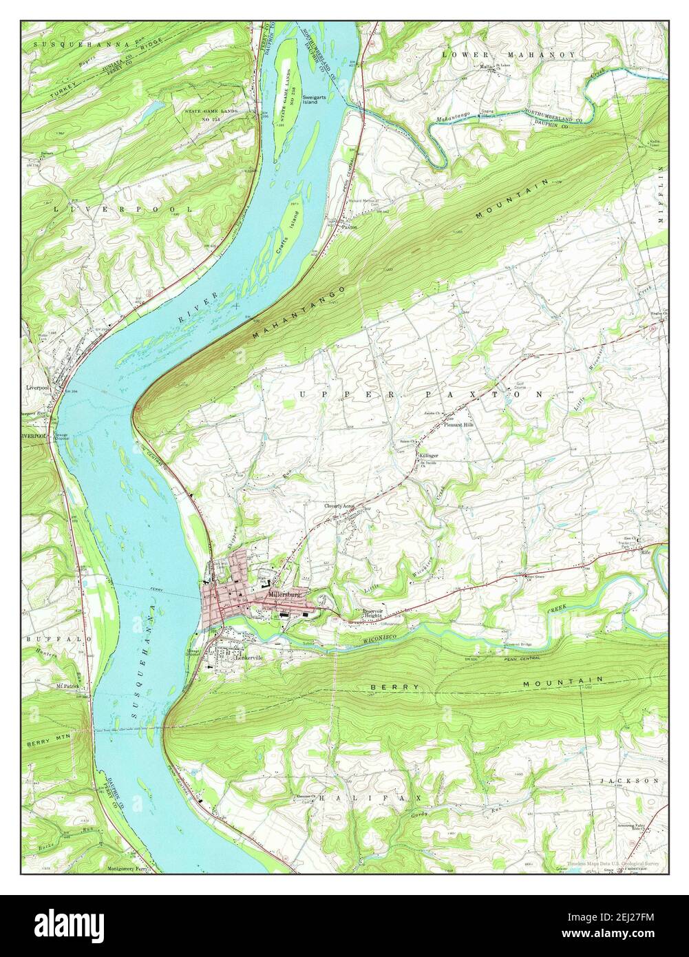 Map Of Millersburg High Resolution Stock Photography and Images Alamy