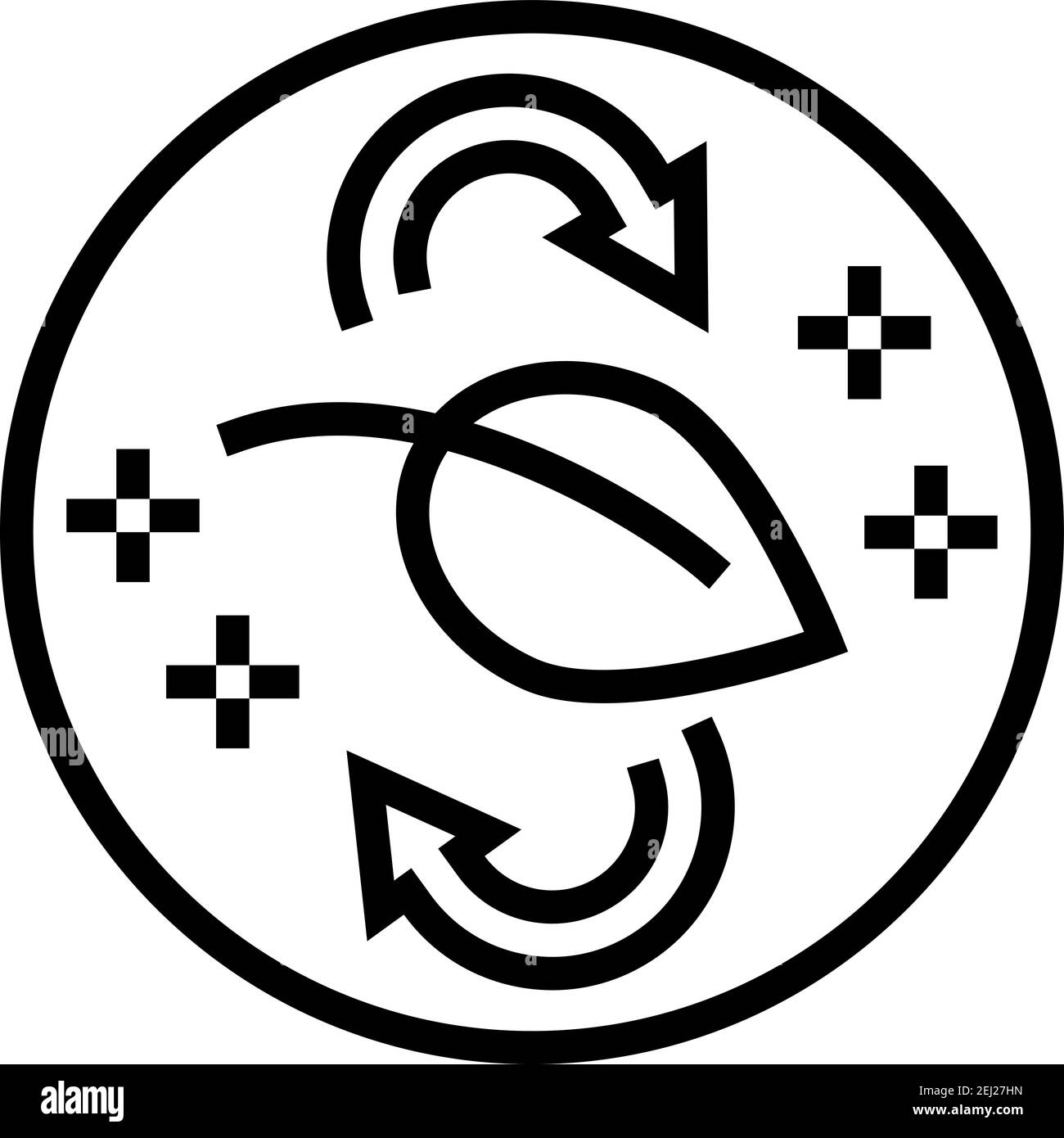 ecology planet line icon vector illustration Stock Vector Image & Art ...