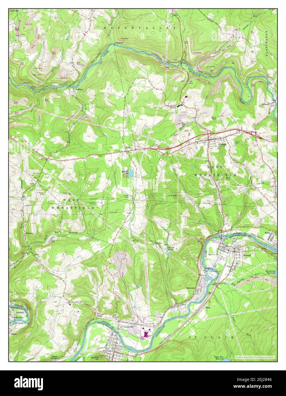 Map of florence pennsylvania Cut Out Stock Images & Pictures Alamy