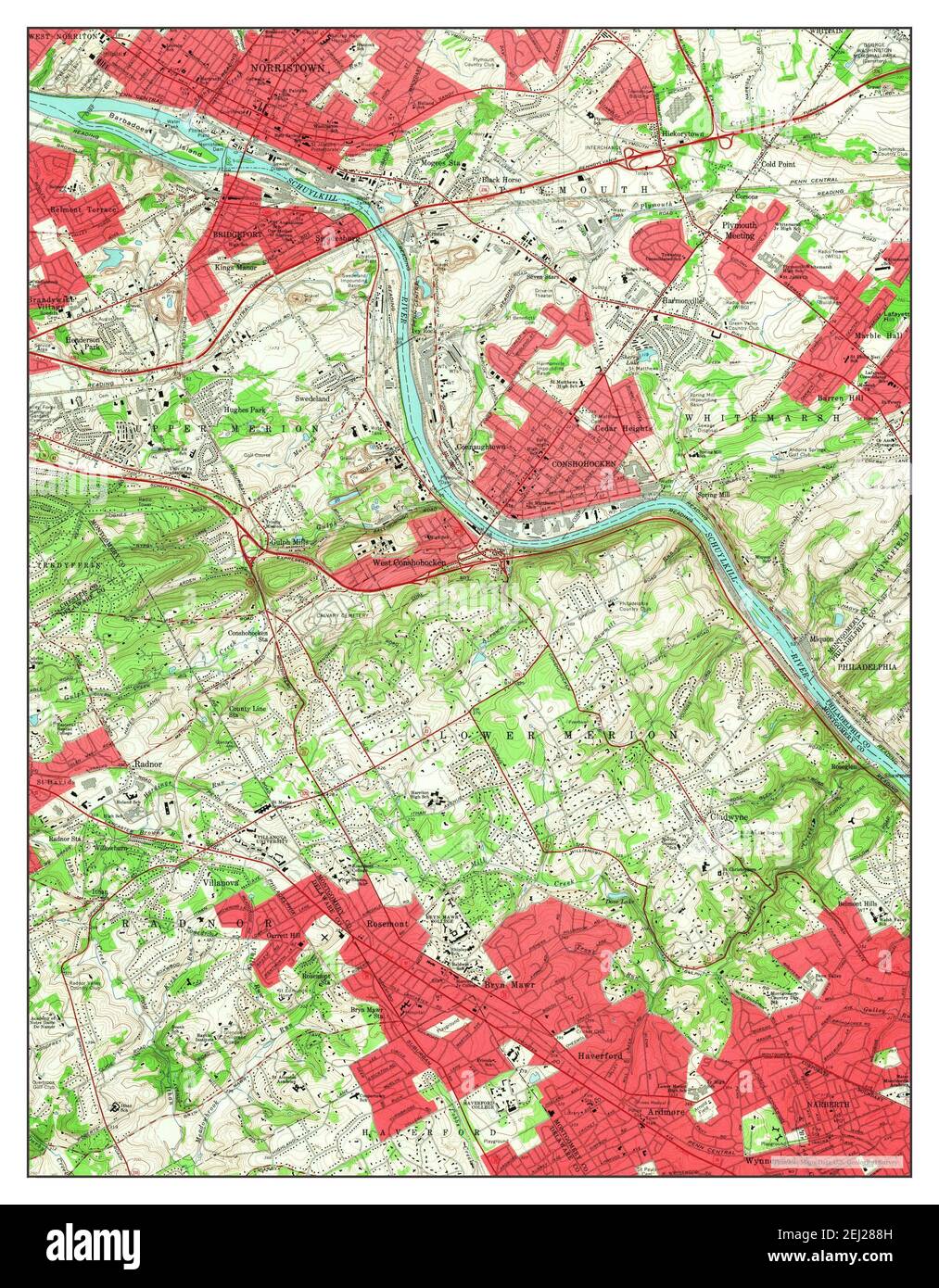 Map of norristown Cut Out Stock Images & Pictures Alamy