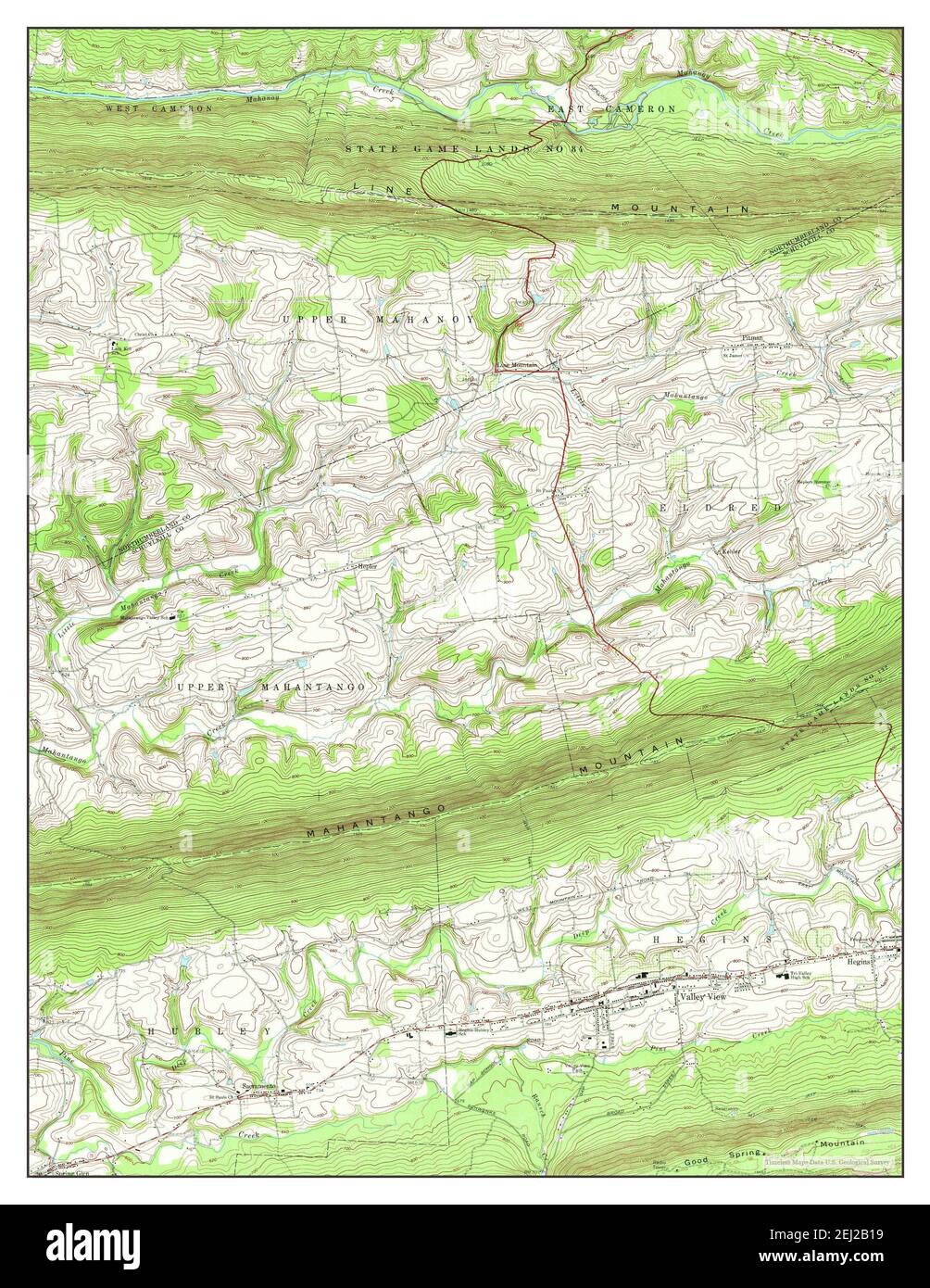 Valley View, Pennsylvania, map 1969, 124000, United States of America by Timeless Maps, data U
